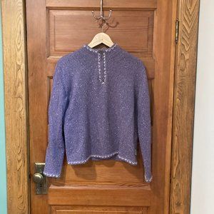 Vintage Woolrich Plum Pullover (Women's M)